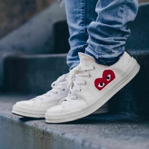 Comme des Garçons PLAY x Converse Chuck Taylor All Star 70 Sneaker Mens US 8 - Picture 1 of 11